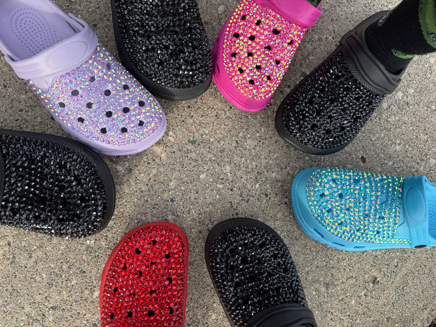 Beautiful Rae’s Bling Clogs