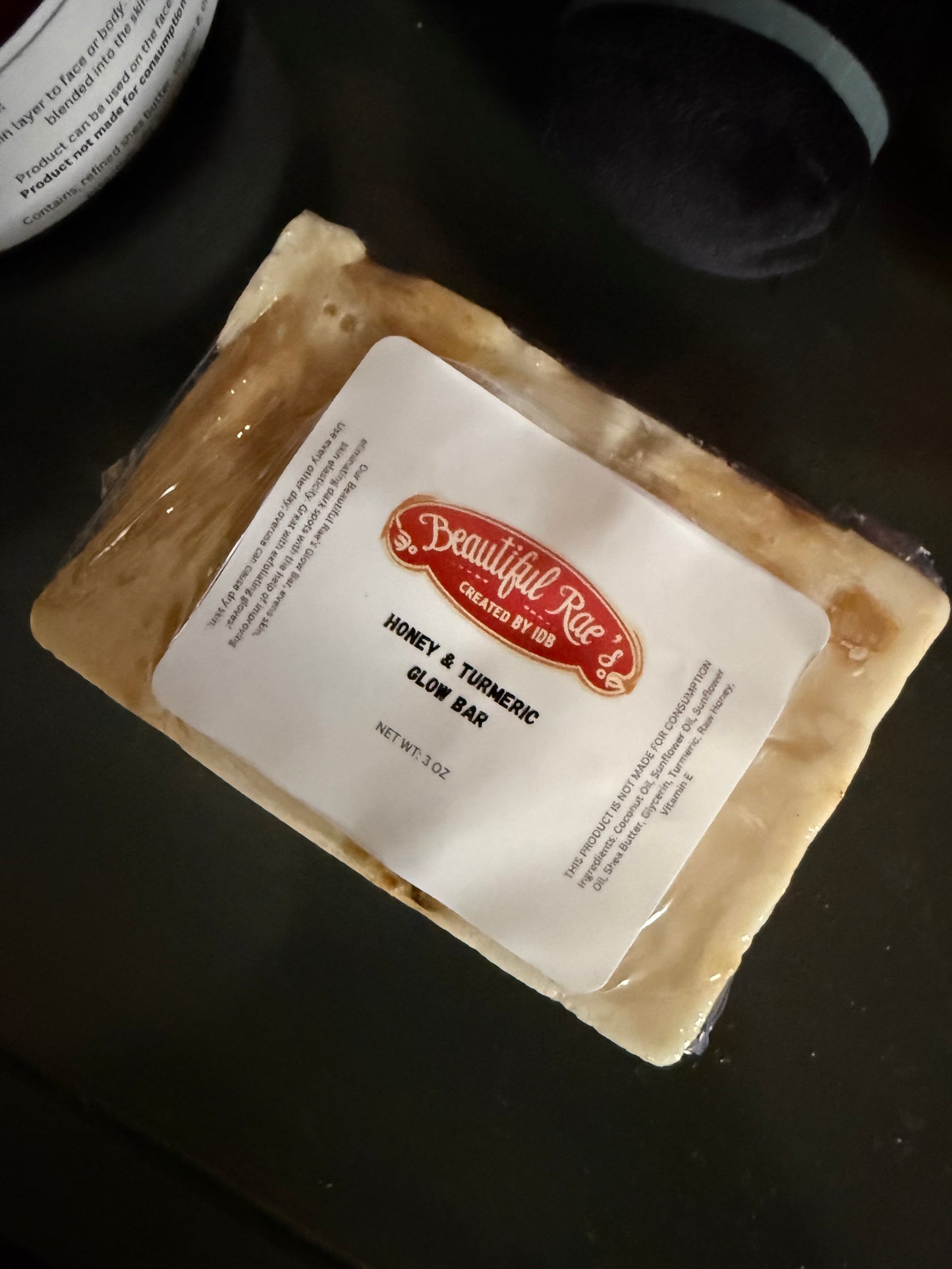 Beautiful Rae’s Honey+Tumeric Glow Bar